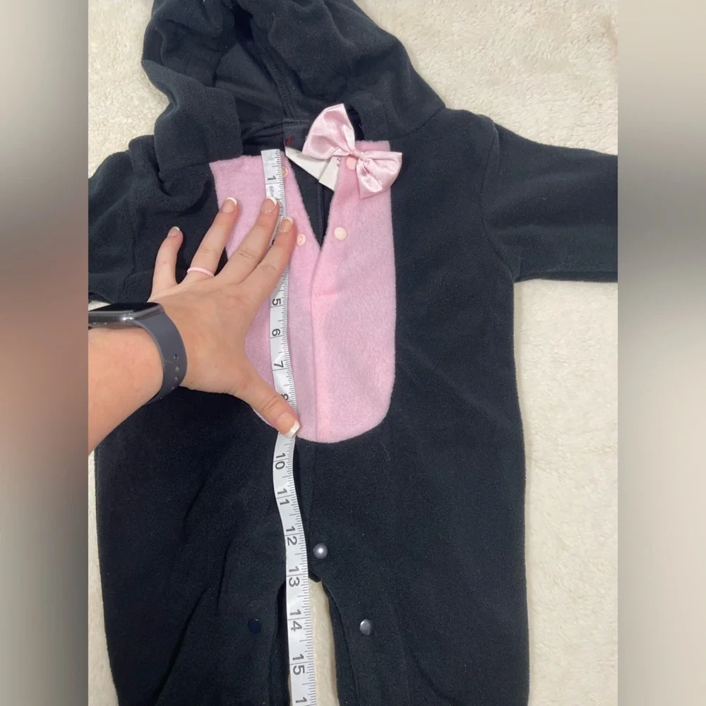 Kitty Costume Set - Black and Pink 0-9 Month